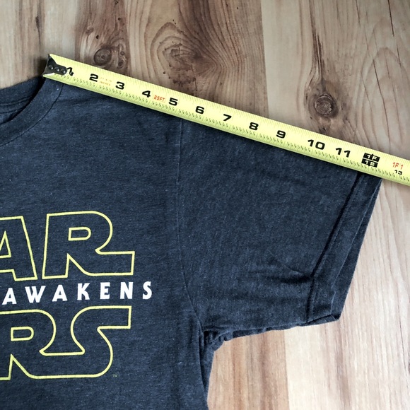 STAR WARS Tee Shirt THE FORCE AWAKENS Small Gray Men’s - Picture 6 of 12